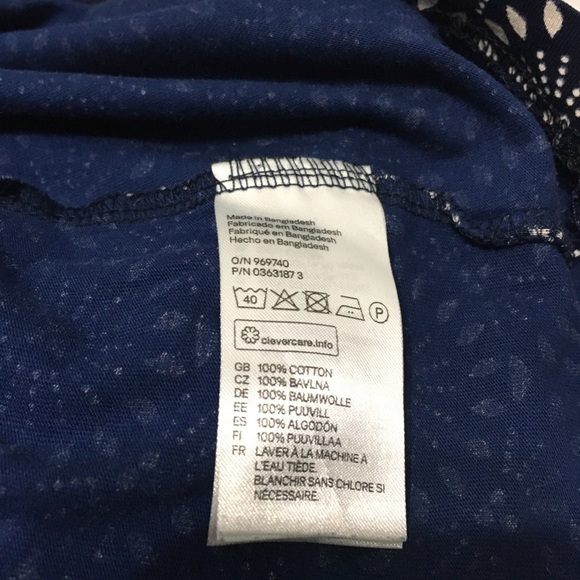 L.O.G.G. By H&M Stretchy Casual Floral Summer Tank Top XS - Picture 7 of 7